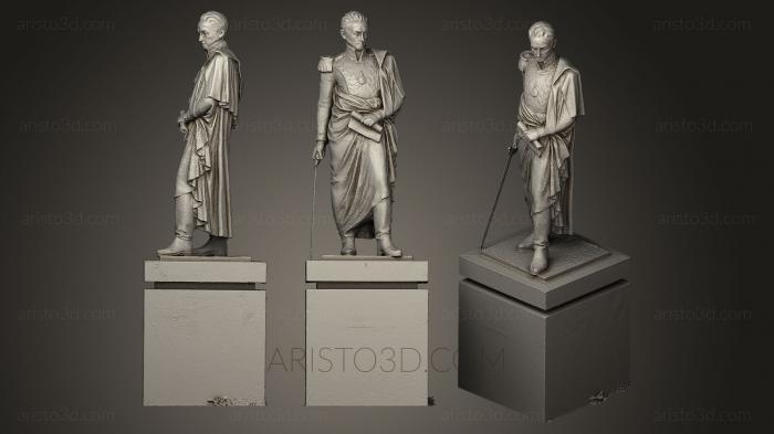 Statues of famous people (STKC_0231) 3D model for CNC machine